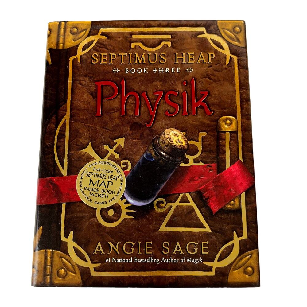 Septimus Heap Ser.: Book 3 Physik by Angie Sage Hardcover Book Jacket Map Inside